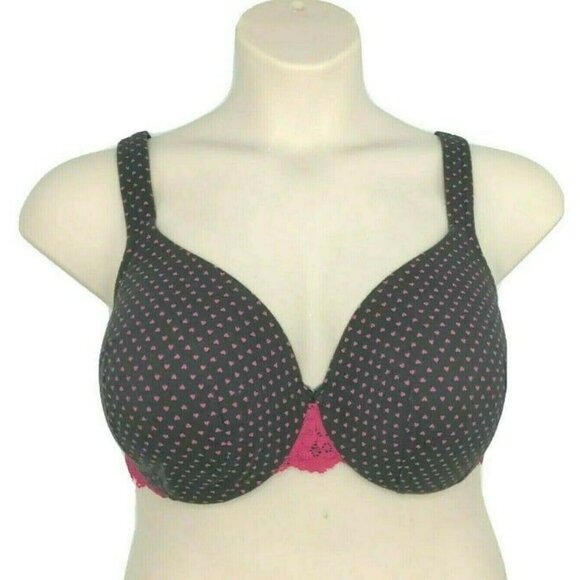 Cacique Bra Cotton Blend Full Coverage w/ Lace 42C - Picture 1 of 7